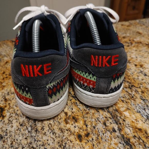 Nike Tennis Classic Ultra Christmas Sweater Sneakers Dark/Red Men's 10 807175-40 - Picture 10 of 12